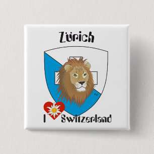 botón Suiza de Zürich Schweiz