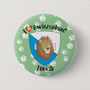 botón Suiza de Zürich Schweiz