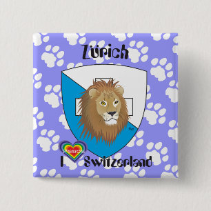 botón Suiza de Zürich Schweiz