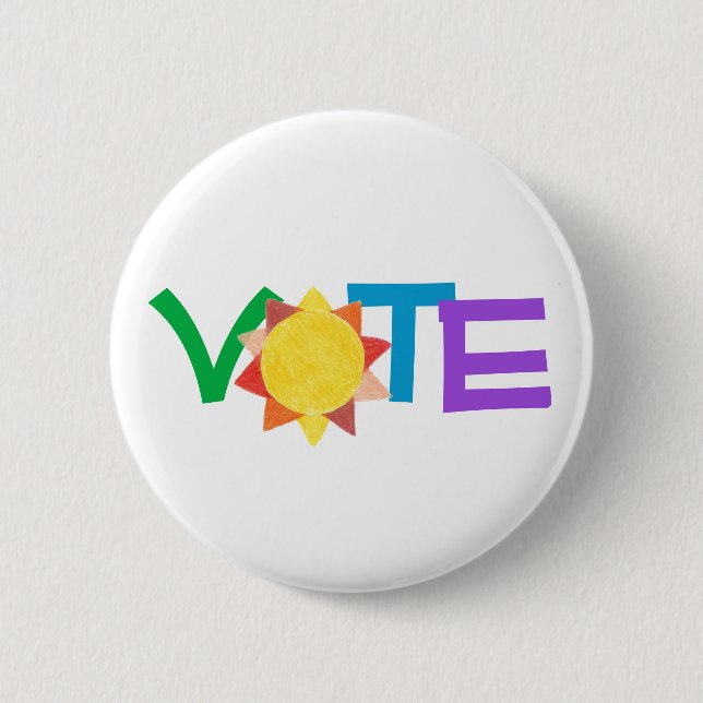 Botón Sunny Vote GOTV (Anverso)