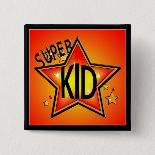 Botón Super Kid de estrella (Anverso)