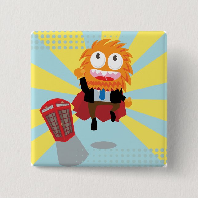 botón SUPER MONSTER (Anverso)