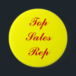 Botón superior del representante de las ventas<br><div class="desc">Recompense sus viajantes de las ventas con un regalo de encargo.  Este diseño se puede personalizar con un nombre o modificar para requisitos particulares con su propio mensaje único.  Este diseño puede ser como está comprado o usted puede utilizarlo como plantilla para hacer su propio diseño único.</div>