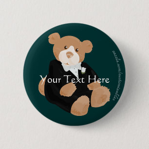 Botón Teddybear Groom