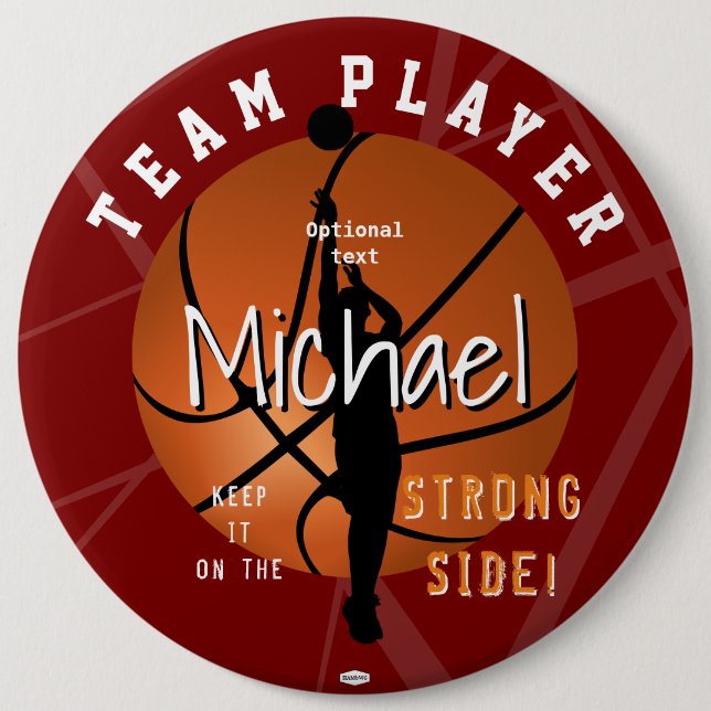 botón Tema de baloncesto HAMbyWG (Anverso)