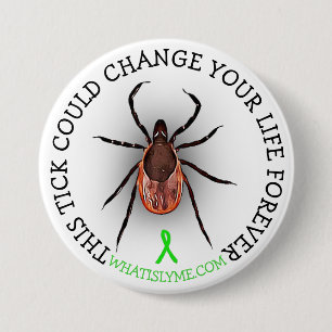 Botón Tick Lyme Disease Awareness