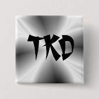 botón TKD Plata Faux