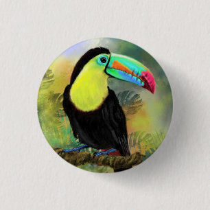 Botón Toco Toco Toco Toco Toucan Bird