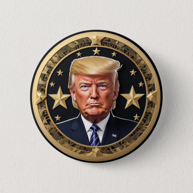 Botón Token del presidente Donald Trump (Anverso)