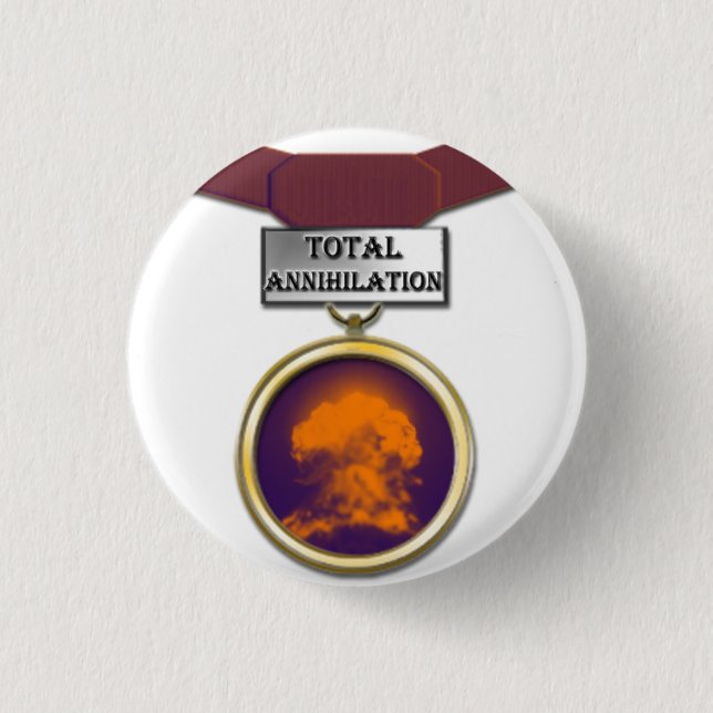 Botón total de la medalla de la aniquilación (Anverso)