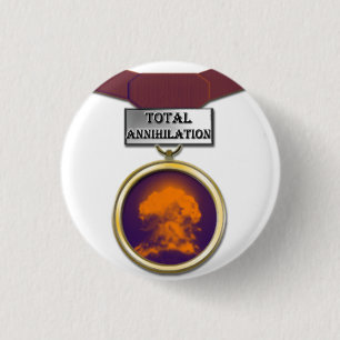 Botón total de la medalla de la aniquilación