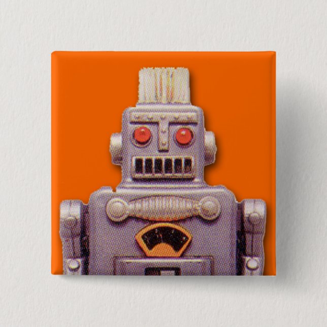 botón Toy Robot Square (Anverso)