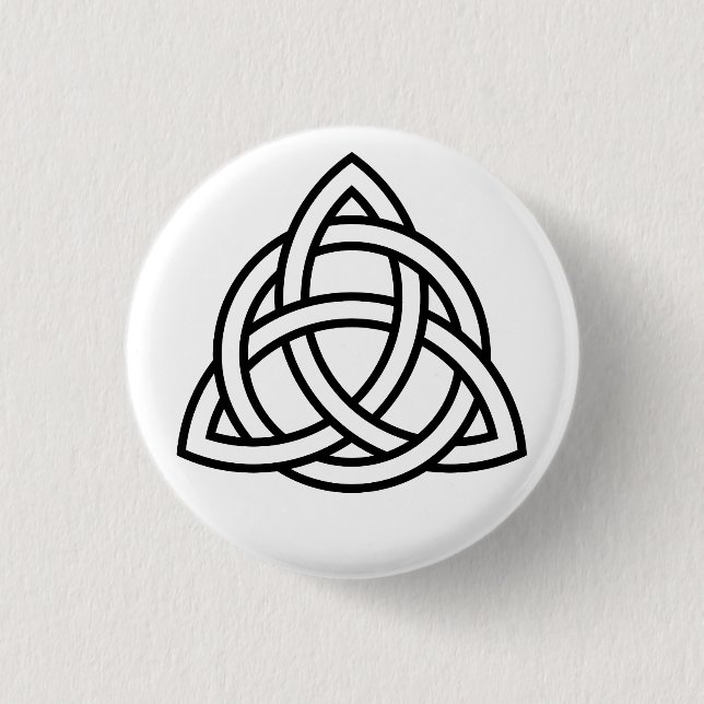 Botón Triquetra Celta (Trinidad) (Anverso)