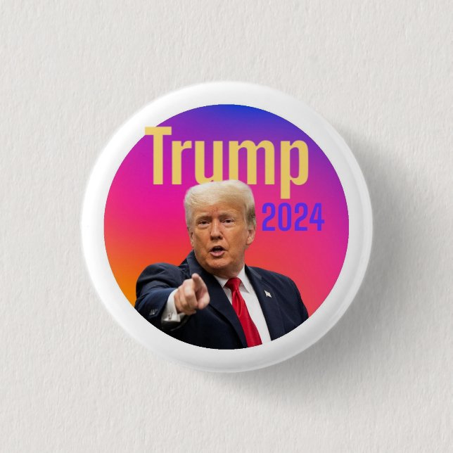 Botón Trump 2024 (Anverso)