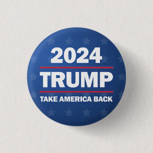 Botón Trump 2024 Recuperar América