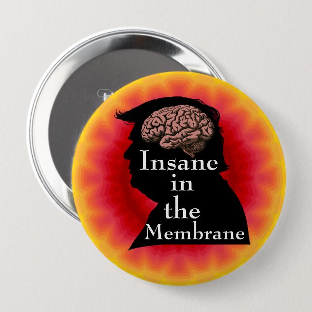 botón Trump/Insane (Anverso y reverso)