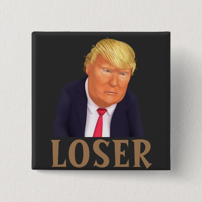 Botón Trump LOSER (Anverso)