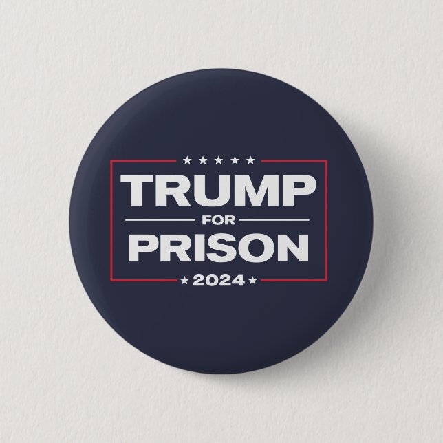 botón TRUMP PARA PRISIÓN 2024 (Anverso)