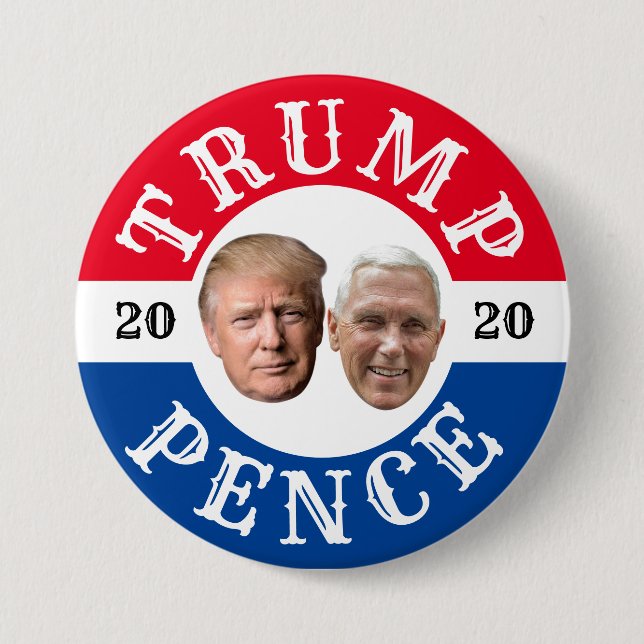 Botón Trump Pence 2020 (Anverso)