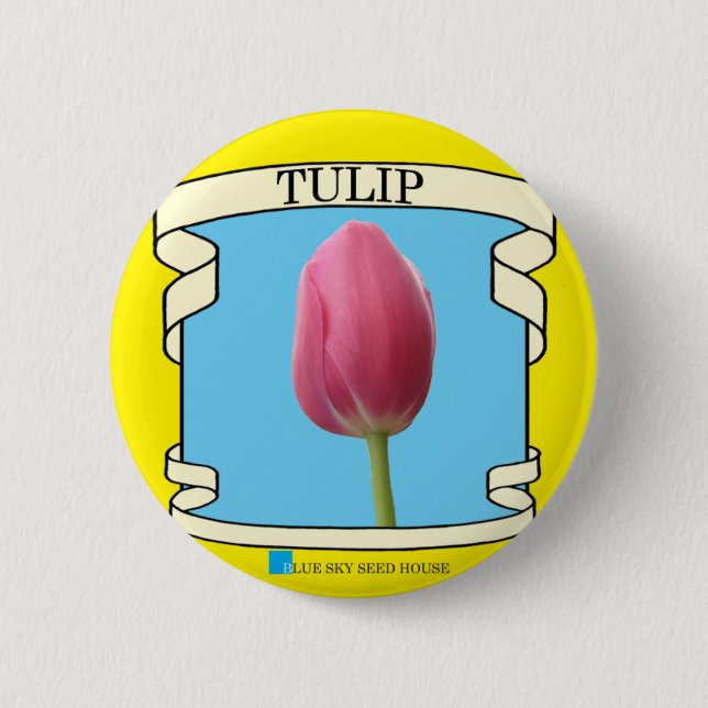 botón Tulip Seed Packet (Anverso)