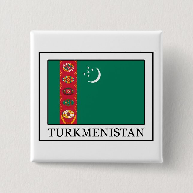 botón Turkmenistán (Anverso)