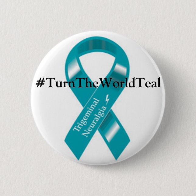 botón #TurnTheWorldTeal (Anverso)