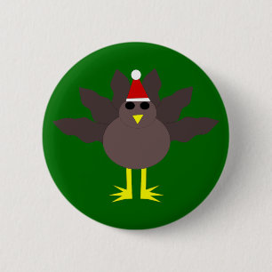 botón Turquía de Navidades pequeños