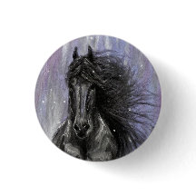 Botón TWILIGHT MAGIC Friesian Horse