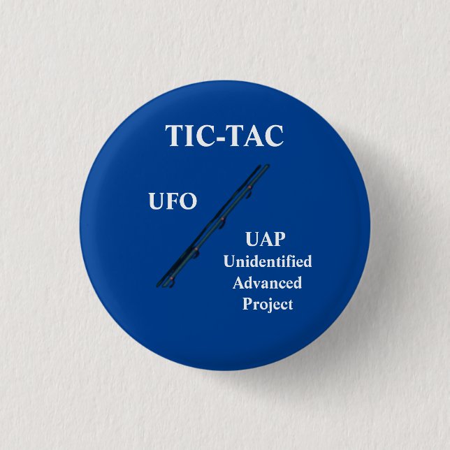 botón UAP de OVNI TIC-TAC (Anverso)