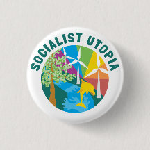 botón Utopia socialista