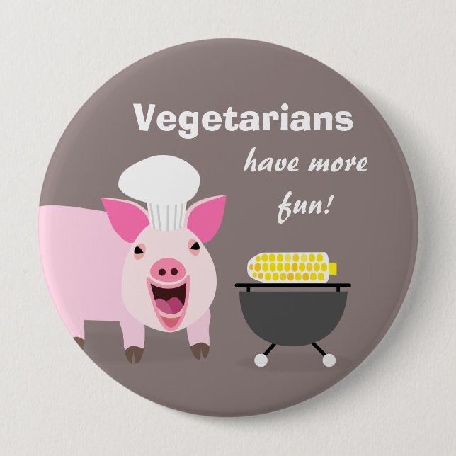 Botón vegetariano del cerdo (Anverso)