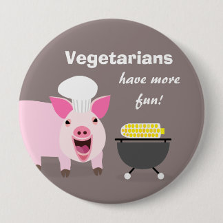 Botón vegetariano del cerdo