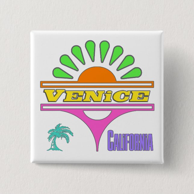 Botón "Venecia Colorida 1" (Anverso)