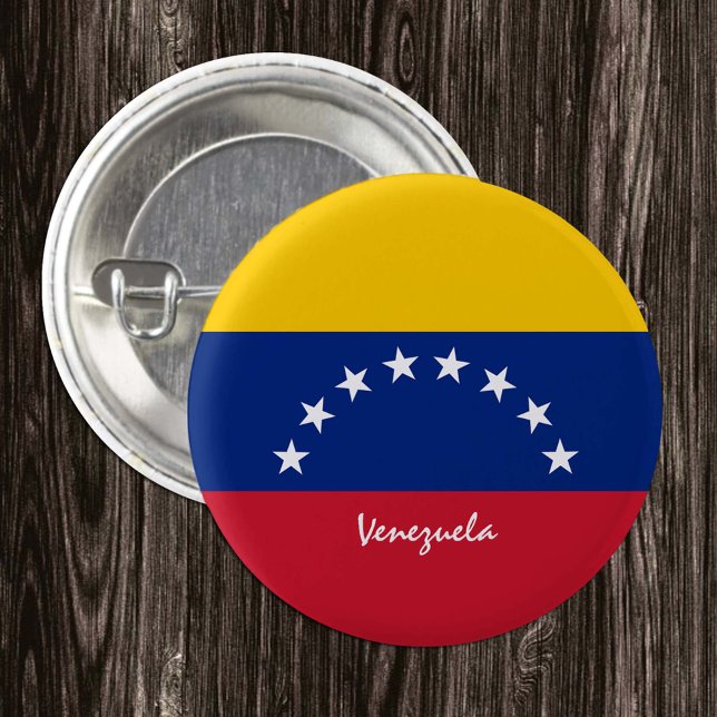 Botón Venezuela, bandera patriótica venezolana (Subido por el creador)