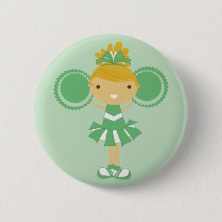 Botón verde de la fiesta de cumpleaños de la
