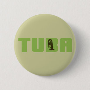 Botón verde de la tuba