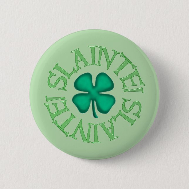 botón verde Slainte (Anverso)