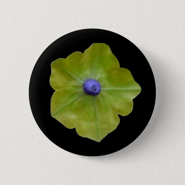 Botón verde y azul de Petunia (Anverso)