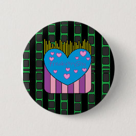 botón verde y negro de Fry Shy