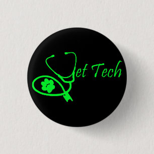 BOTÓN VETERINARIO DEL TÉCNICO DE LA TECNOLOGÍA DEL