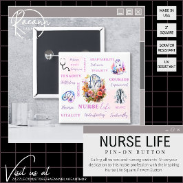 botón Vida de enfermera