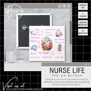 botón Vida de enfermera