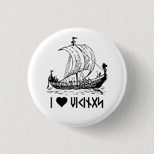 Botón Viking Ship