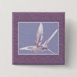botón Violet Hummingbird