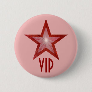 Botón 'VIP' de Estrella Roja rosa