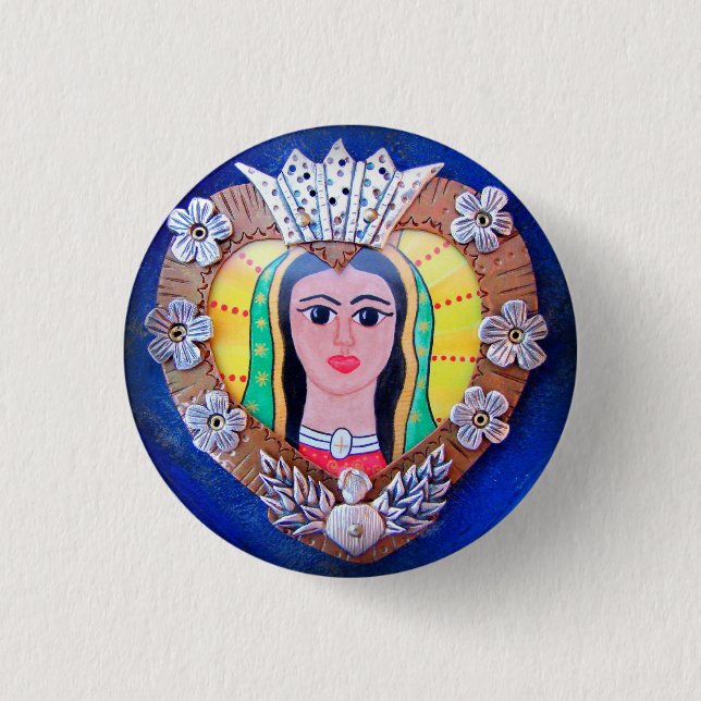 botón Virgen de Guadalupe (Anverso)