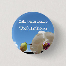 Botón voluntario de la orquídea