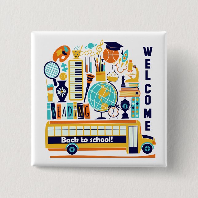 botón Volver a la escuela (Anverso)