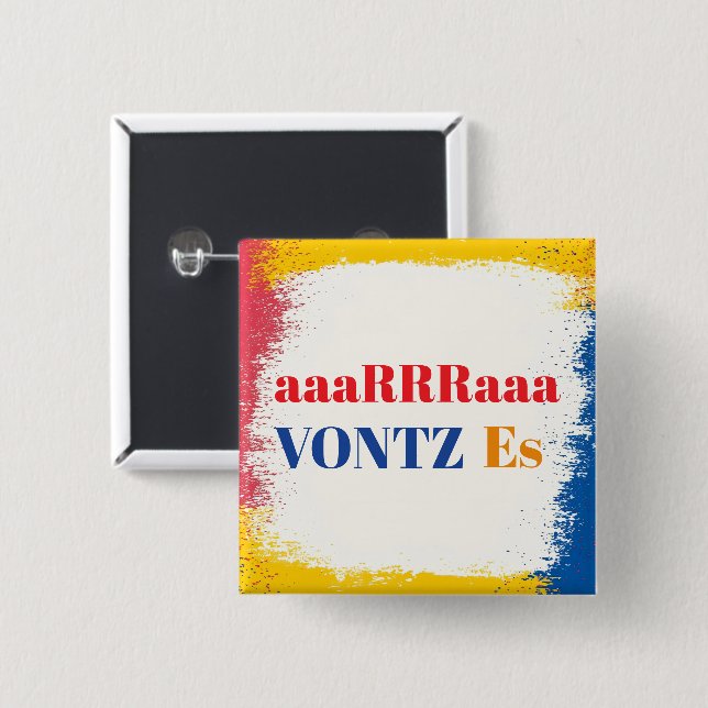 Botón Vontz Es (Anverso y reverso)