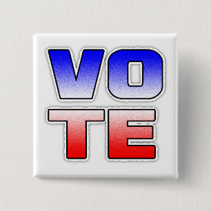 botón Votar a las elecciones políticas norteameric